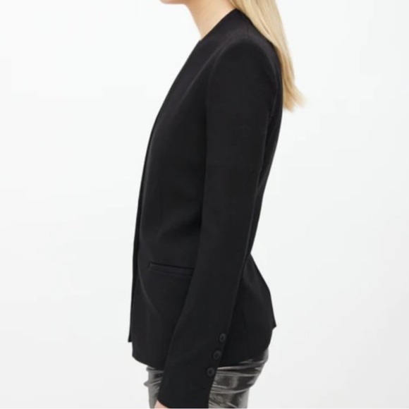 Helmut Lang fully lined single button black blazer S - Picture 12 of 12